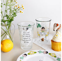 Load image into Gallery viewer, Long Glass Cup - Aurore Teatime
