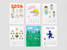 Load image into Gallery viewer, 2024 Riso Poter Calendar
