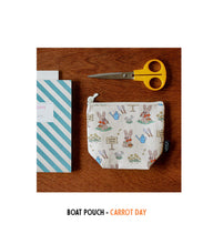 Load image into Gallery viewer, Boat Pouch - Carrot Day
