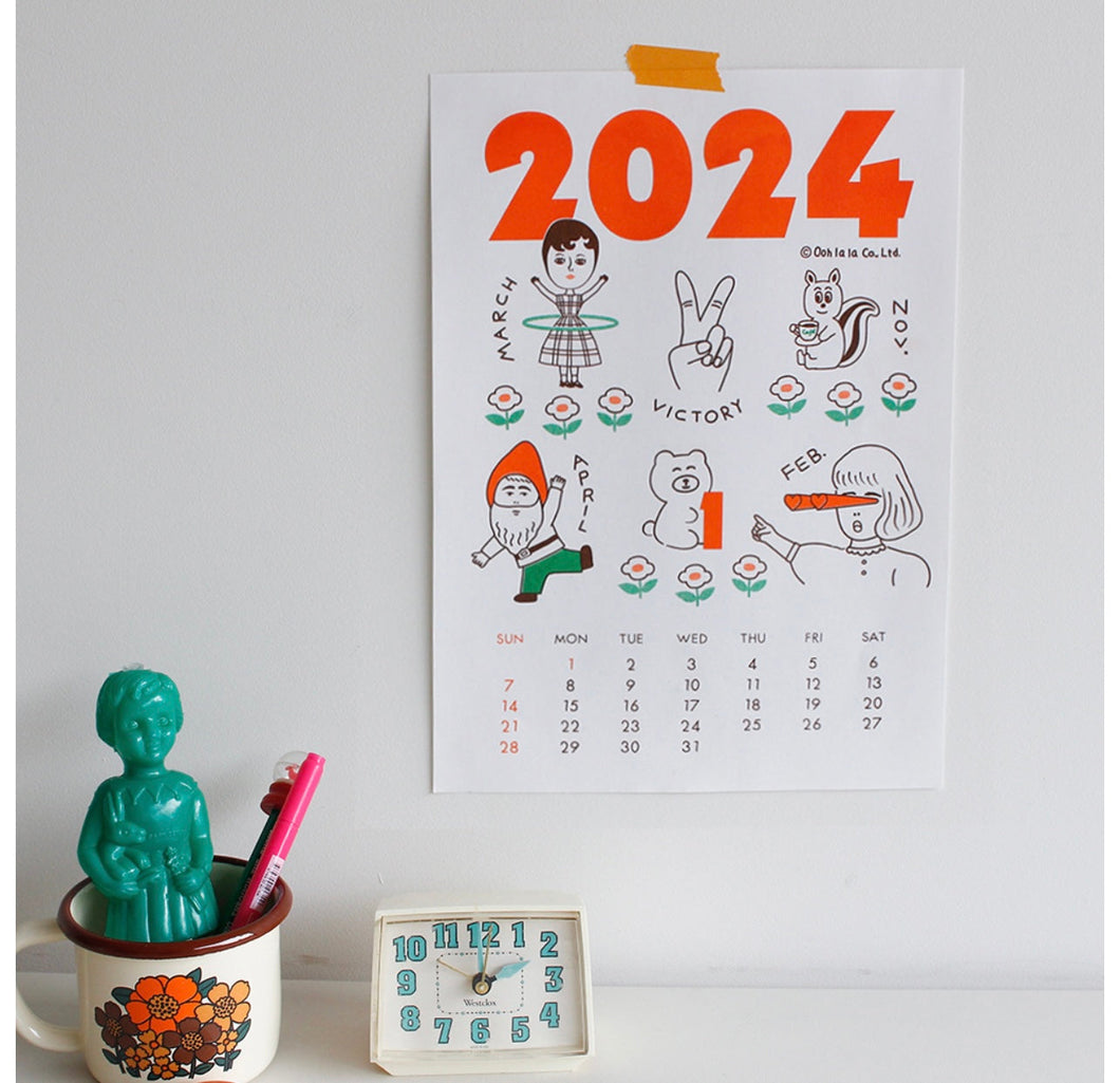 2024 Riso Poter Calendar