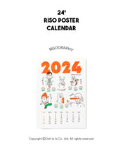 Load image into Gallery viewer, 2024 Riso Poter Calendar
