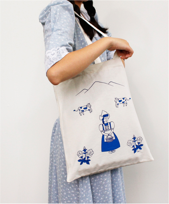 Eco Bag_Alps Girl - whoami