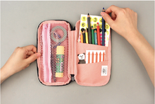 Load image into Gallery viewer, Aurore Blossom Fabric Pencil Pouch - whoami
