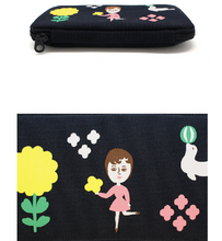 Load image into Gallery viewer, Aurore Blossom Fabric Pencil Pouch - whoami
