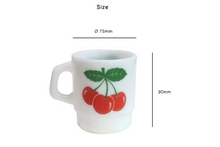 Load image into Gallery viewer, MILK GLASS CUP Aurore Farm - whoami
