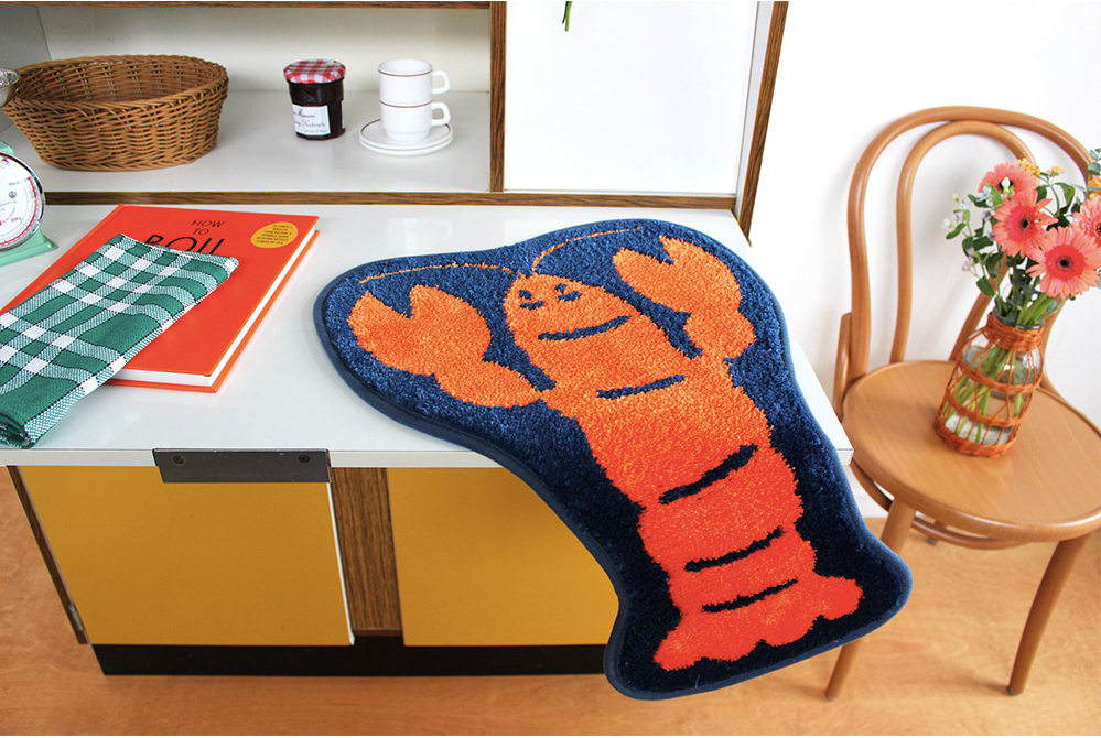 Jacquard Rug Lobster