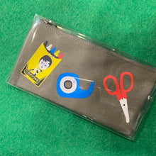 Load image into Gallery viewer, Stationery Double Zipper Pencil Case
