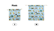 Load image into Gallery viewer, String Pouch - Picnic (S/M)
