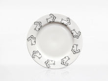 Load image into Gallery viewer, Check Bunny Plate Small / Doodle Bunny
