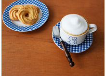Load image into Gallery viewer, Teddy And Lucy Cup And Saucer Gingham
