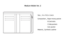 Load image into Gallery viewer, Aurore Le Magasin Medium Wallet - whoami
