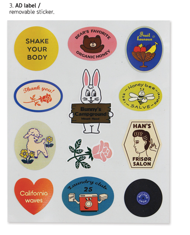 Removable Sticker Ad Label - whoami