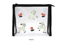 Load image into Gallery viewer, Jelly Clear Pouch Vintage Lamb Large - whoami
