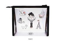 Load image into Gallery viewer, Jelly Clear Pouch Aurore In Paris Large - whoami
