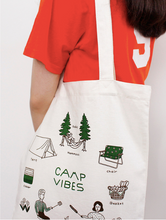 Load image into Gallery viewer, Eco Bag_Camp Vibes - whoami
