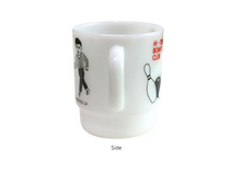 Load image into Gallery viewer, MILK GLASS CUP Bowling Club - whoami
