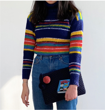 Load image into Gallery viewer, Knit Pompom Clutch Bag ver.2  Aurore And Cook Book - whoami
